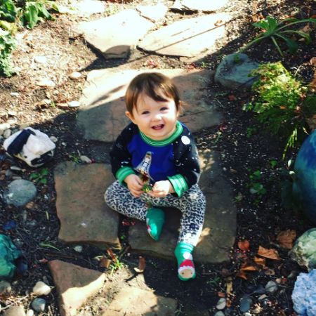 Felicia Day's daughter, Calliope Maeve Day, was photographed as a toddler.